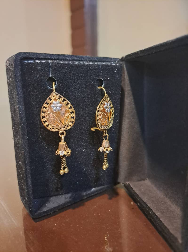 Gold Ear Rings. Gold kay Kantay. 5.30g 5