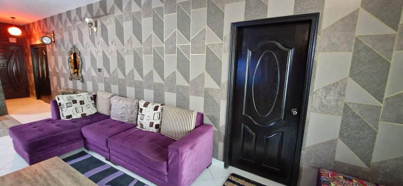 Anum Vista Semi Furnished Flat L Block 32