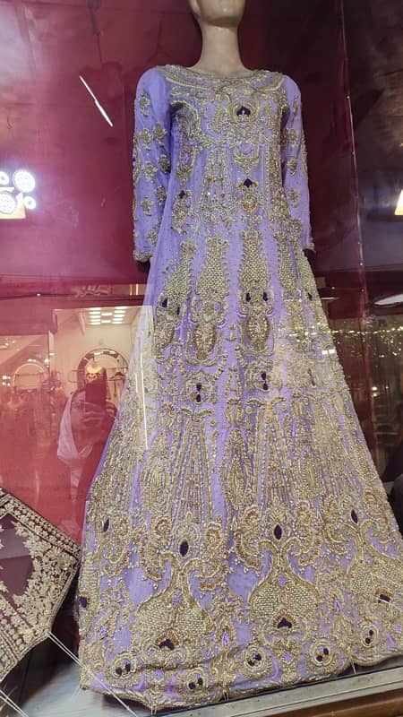 Designer wear bridal maxi for walima 3