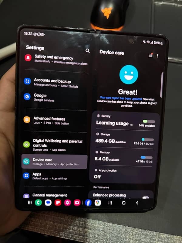 Samsung Galaxy Z Fold 3 12/512gb Non PTA 6