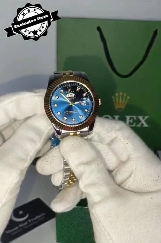 Rolex Watch - Men’s Quartz WaterProof Watch 0