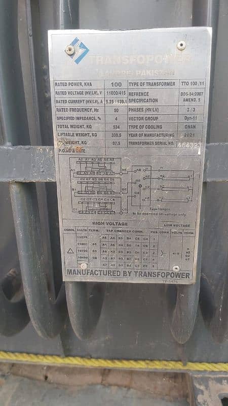 100 kva transformer with B2B connectio  for sake 1