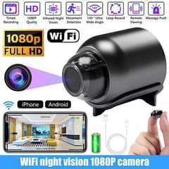 Mini Wifi Cat-Eye Camera 1080p HD Night Vision Cam for Home Office Car