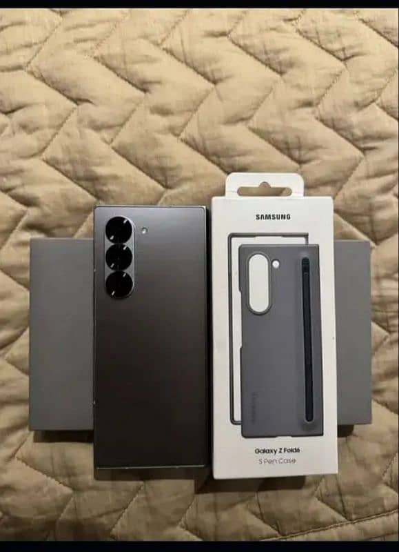 Samsung z fold 6 official PTA approved with stylus case 0