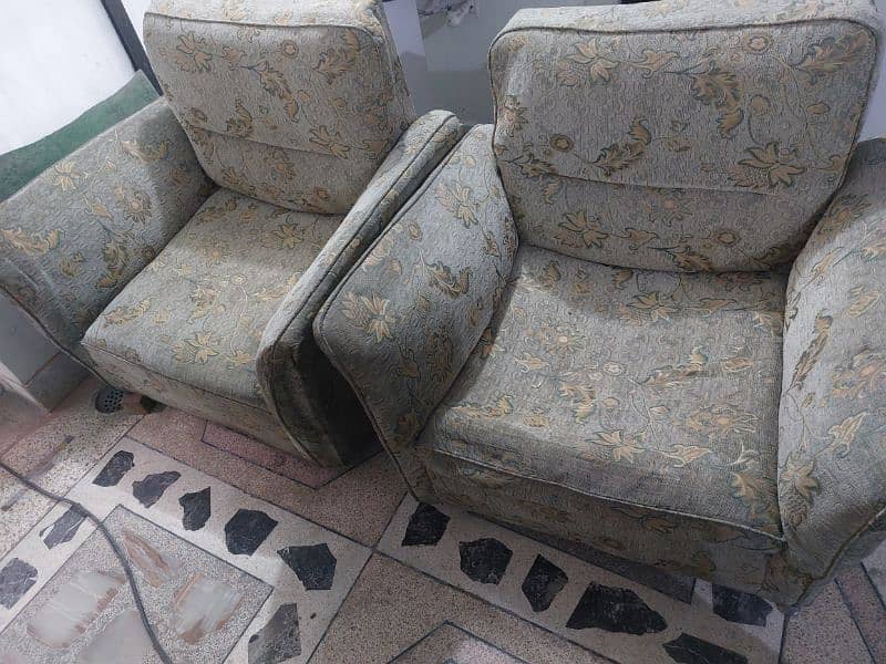 2 big size sofa set 0