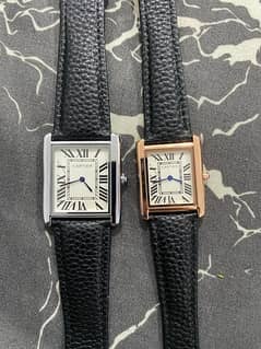 Tank Cartier Watch for Gents & Ladies