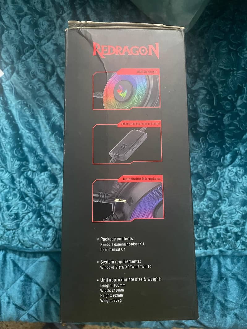 Redragon Pandora H350 RGB Headset 13