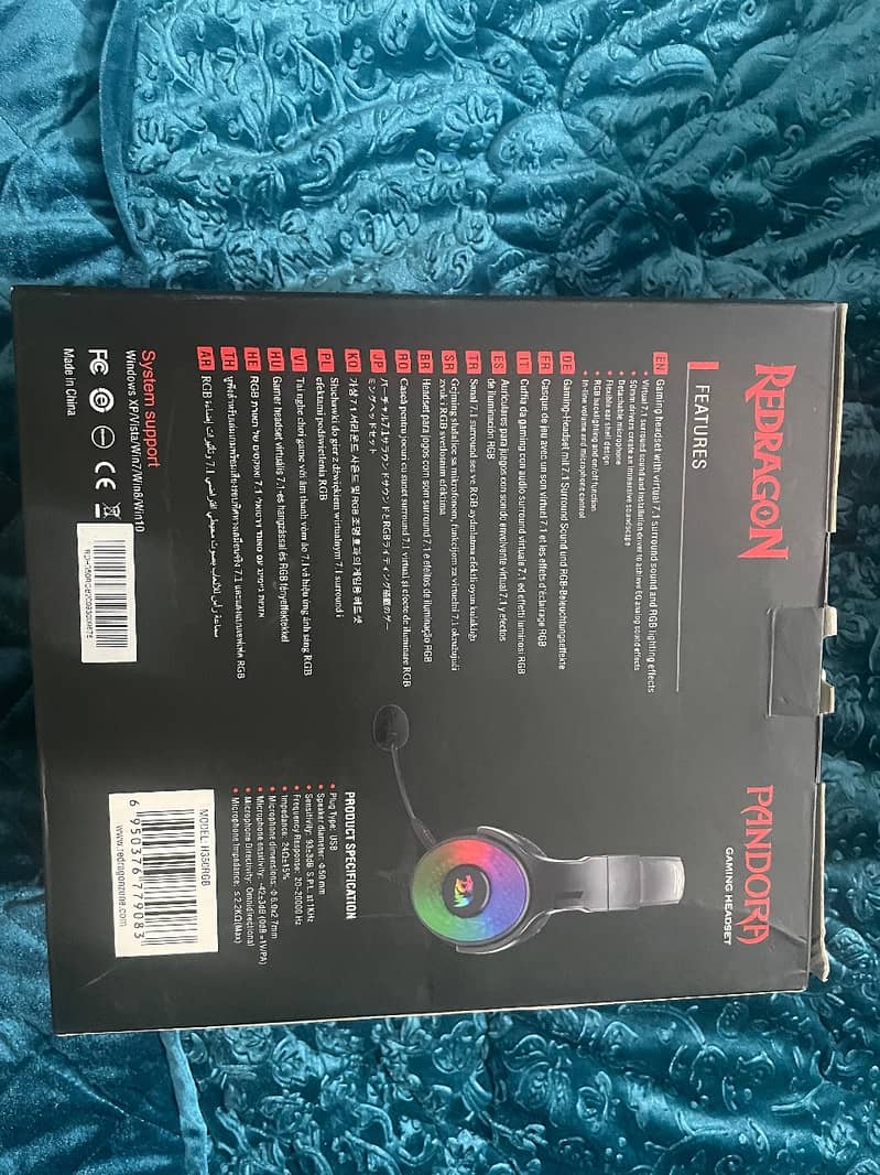 Redragon Pandora H350 RGB Headset 14