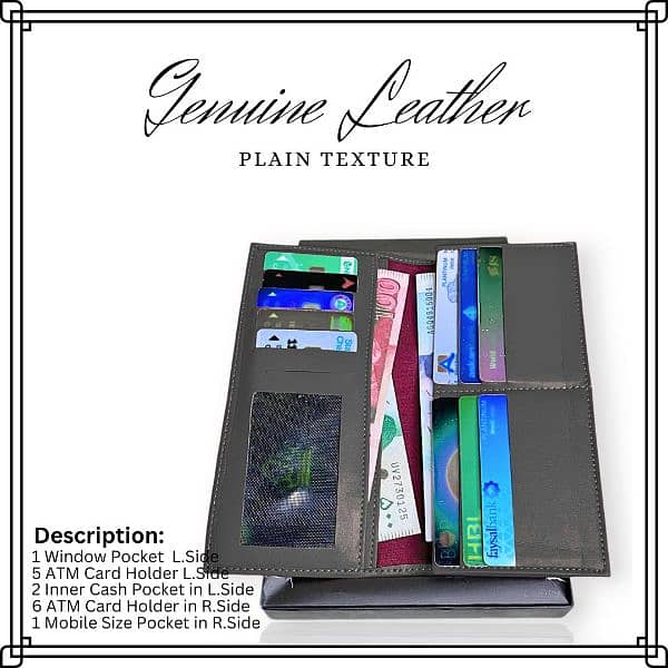 men's long wallet and card holder free delivery 7