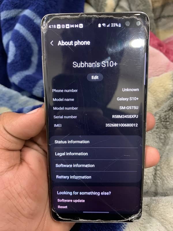 Samsung S 10 plus 4/128 Non pta 7