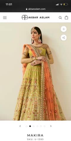 akbar aslam stitched gown