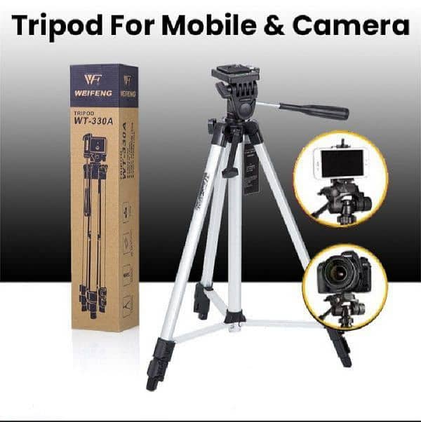 Tripod 330A for mobile and DSLR camera 3