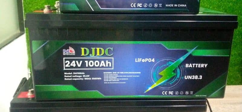 lithium battery 24 volt 100 amp 6000 cycle 1