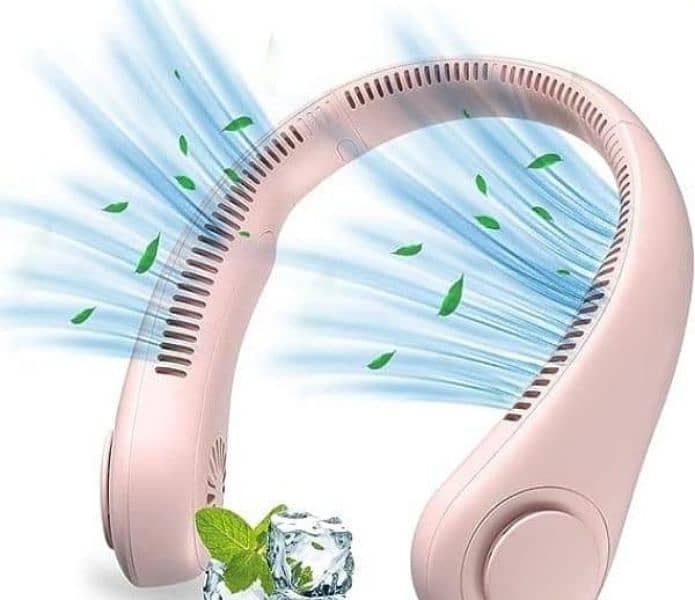 Mini portable rechargeable neck fan 5