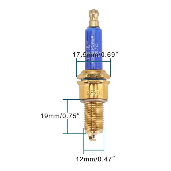 Iridium Spark Plug for motorcycle / bike 70cc/ Pridor / honda 125 1