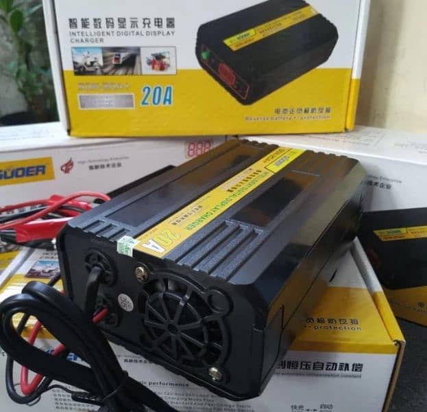 24v Battery Charger 10A 20A Original Suoer Company 12v 24v  Automatic 3