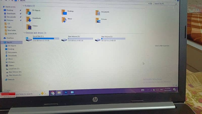 HP ProBook Laptop with 1TB SSD and 8 GB Ram 4