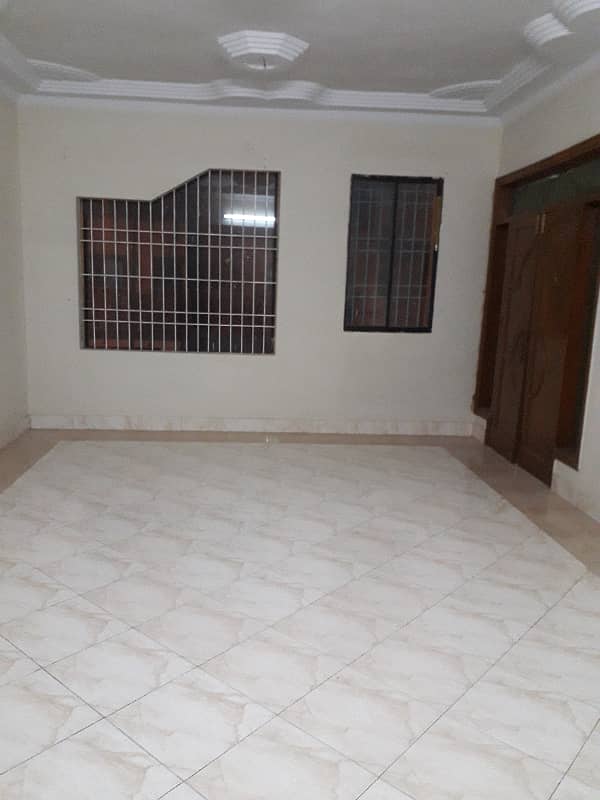 three bed dd 1st floor portion for rent in johar 2