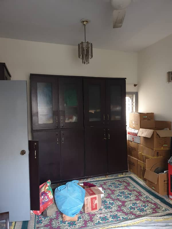 two bed dd on 240 with roof for rent in johar 14