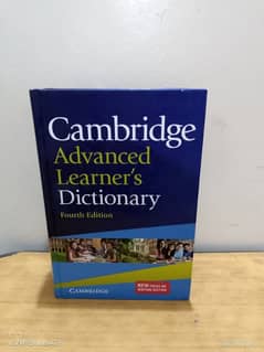 Cambridge Advanced Learner's dictionary 4th edition