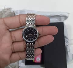 silver color watch for girls