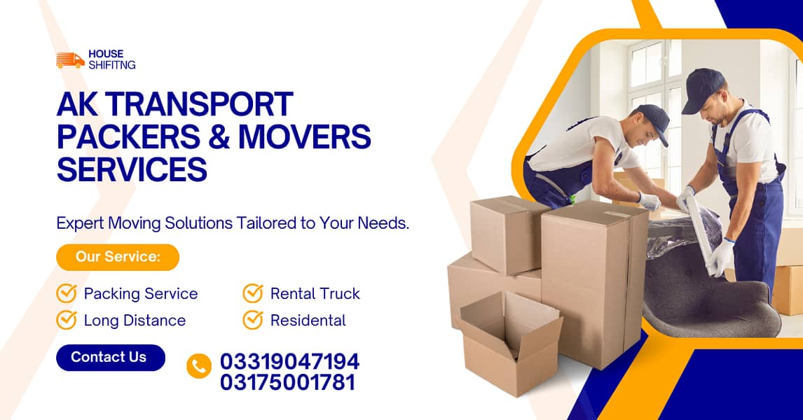 Packers & Movers/House Shifting/Loading /Goods Transport / packing 0