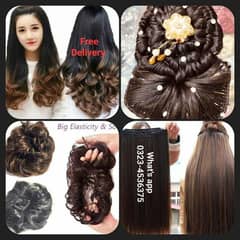 Hair Extension l Girl's Hair l Fiber l Free Delivery l 0323-4536375