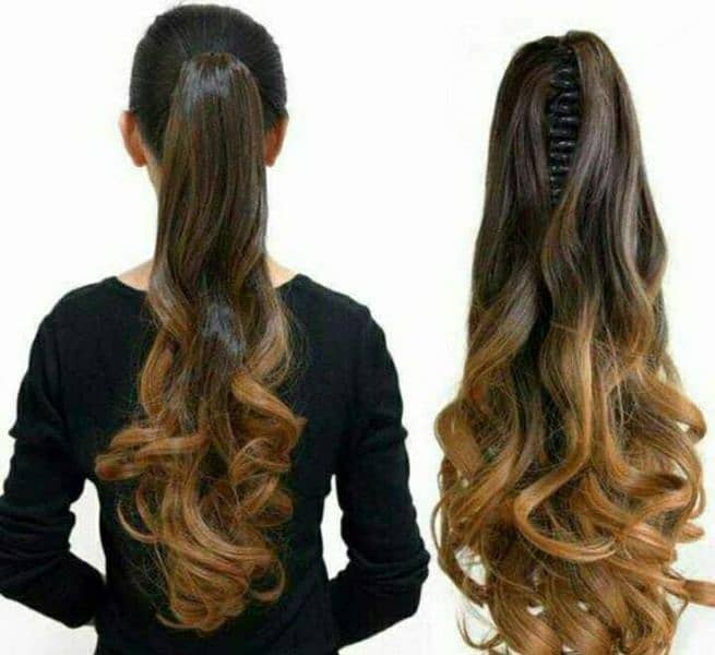 Hair Extension l Girl's Hair l Fiber l Free Delivery l 0323-4536375 1