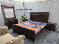 double bed/bedroom furniture/bed set/king size bed/wooden bed/shesham