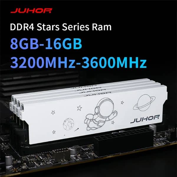 New 32GB (16x2) DDR4 Ram 3600mhz by Juhor for Desktop & Gaming PCs 5