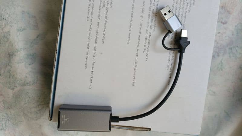 Ethernet  to type - C  & USB 3.1 Dual adapter 1