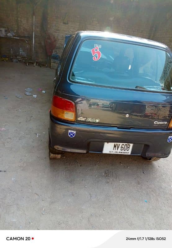 Daihatsu Cuore 2008 tatal jenion islamabd num 6