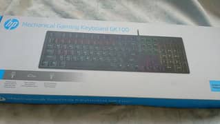 HP Mechanical kyebord &  HP Gaming mouse Original