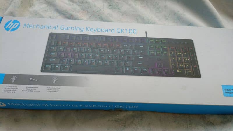 HP Mechanical kyebord &  HP Gaming mouse Original 0