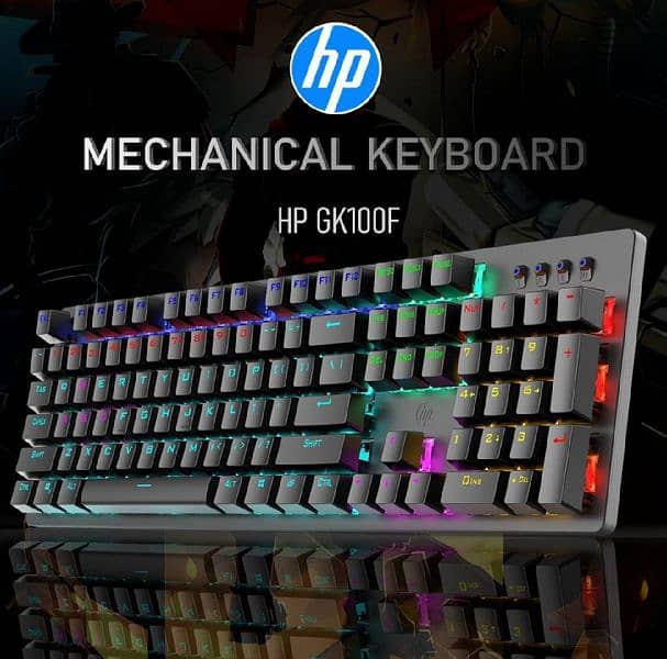 HP Mechanical kyebord &  HP Gaming mouse Original 5