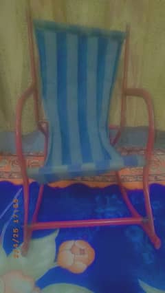 iron rocking chair