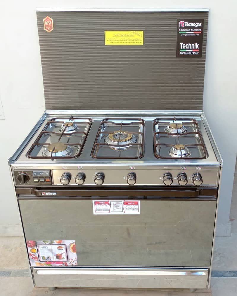 Imported Cooking Range Tecnogas with 5 Burners & Baking Oven 1