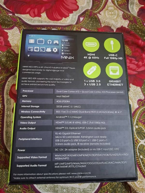 minix x39 4/32 ram rom tv box 7