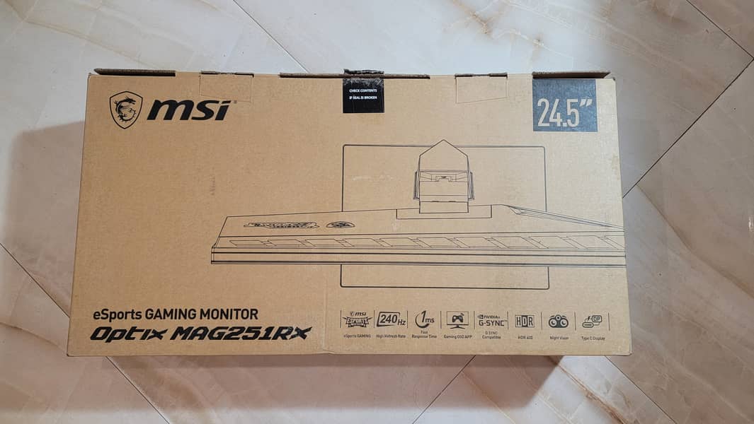 MSI Optix MAG251RX eSports Gaming Monitor 8