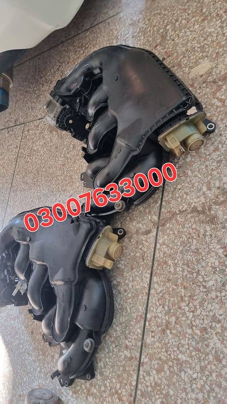 Toyota Markx parts ignition coils manifold throtle body 4