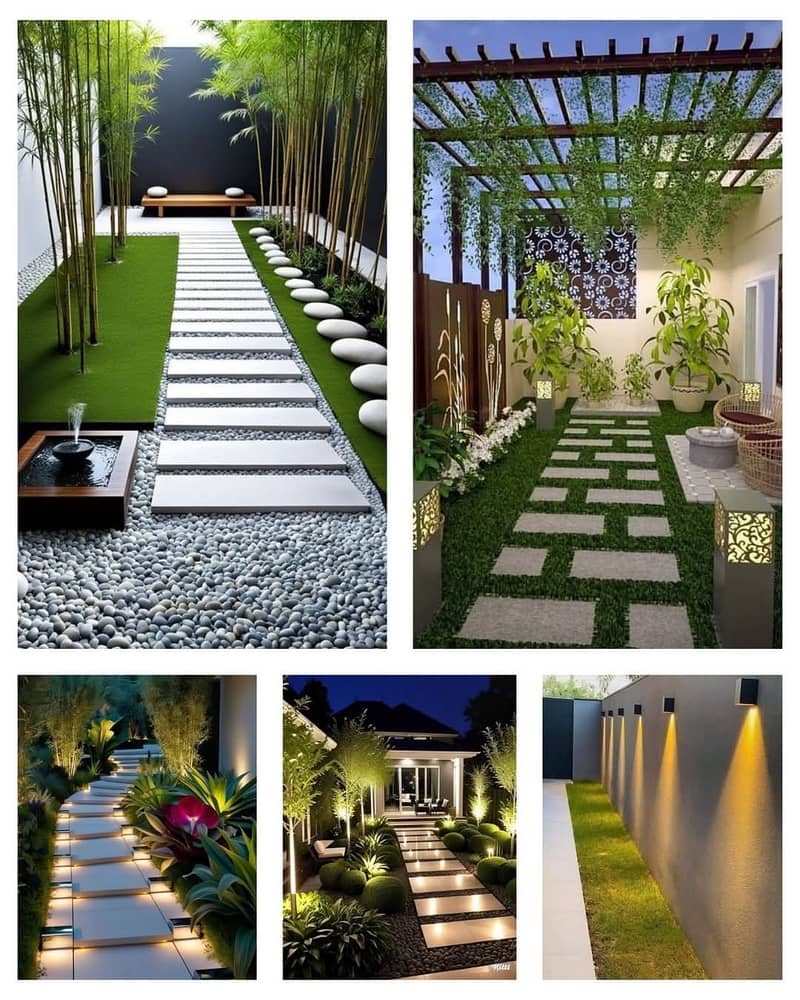 Grass carpet, Glass paper, False ceilings, 3d foaming sheets,Led walls 13