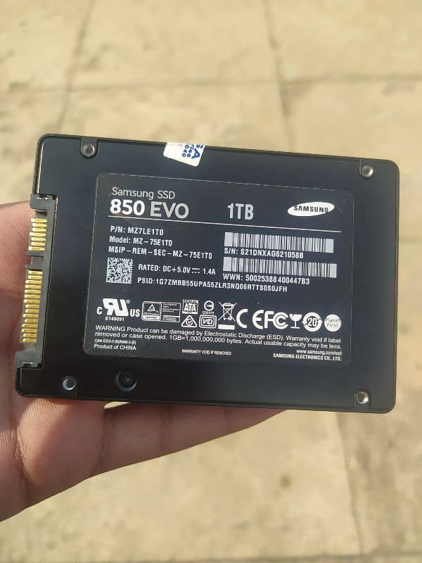 Samsung SSD 850 EVO 1TB 1