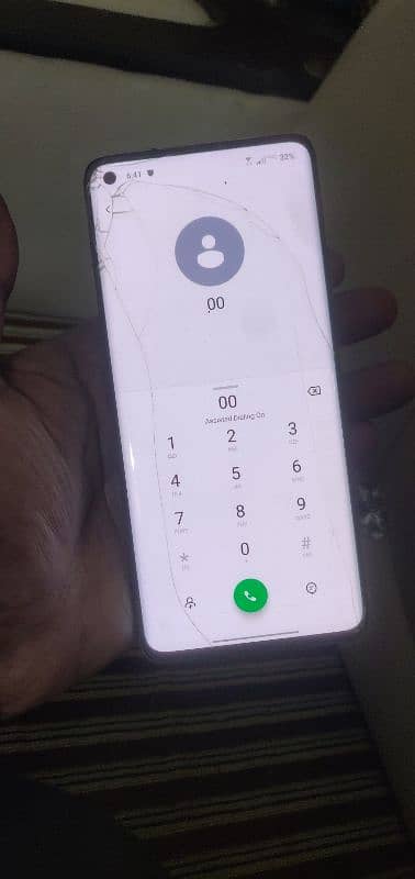 OnePlus 8 glass crack 8/128 pta approved 4