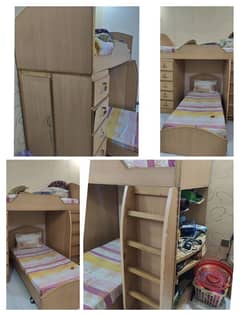 Bunk Kids Bed | Baby Bunk Bed | Kids Furniture | Baby Bed With Matress