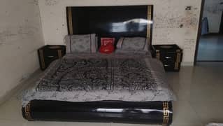 Complete Bed Set plus 2 sofa sets solid wood and 1 aquarium