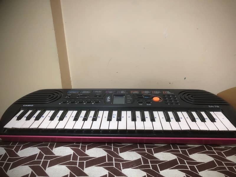 CASIO SA-78A PIANO PINK 2