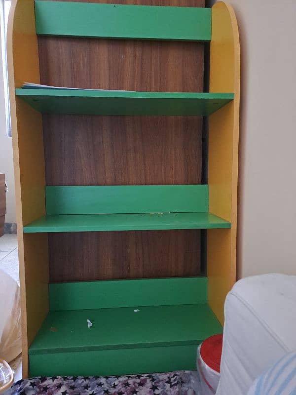 Colorful Wooden Children’s Bookshelf 3