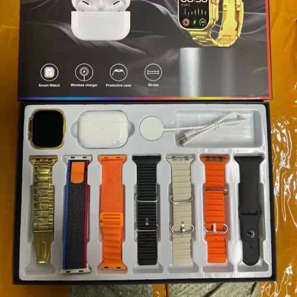 H23 Ultra 2 Smart Watch 2025 with high quality airpods free 1