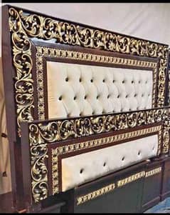 Double bed/king size bed/dressing table/bed set/Poshish bed/furniture