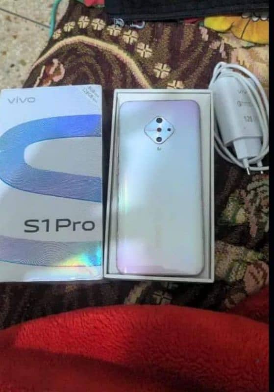 vivo s1pro 8/128 complete box urgent sale connect OLX 0